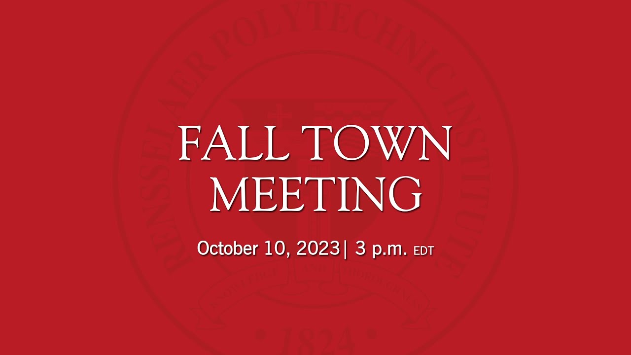 Fall Town Meeting
