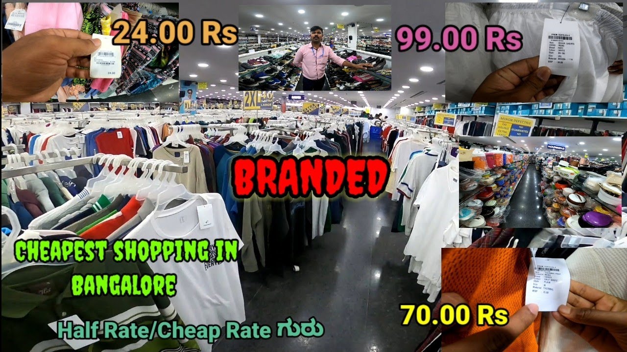 Branded clothes at cheap price in Bangalore |Best for Family shopping | Om collection | start @ 24RS