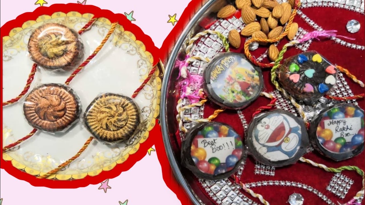 Chocolate Rakhis | Raksha Bandhan special - How to make chocolate rakhi at home