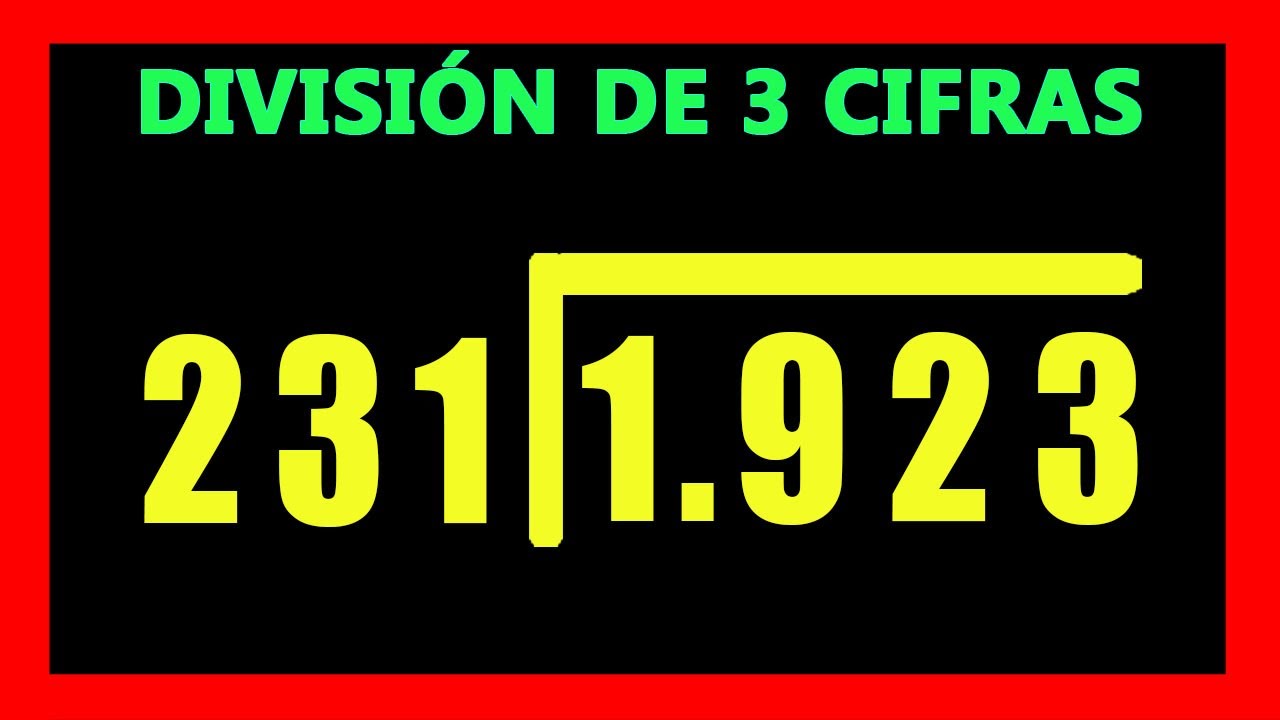 ✅👉 Divisiones de 3 Cifras con Punto Decimal