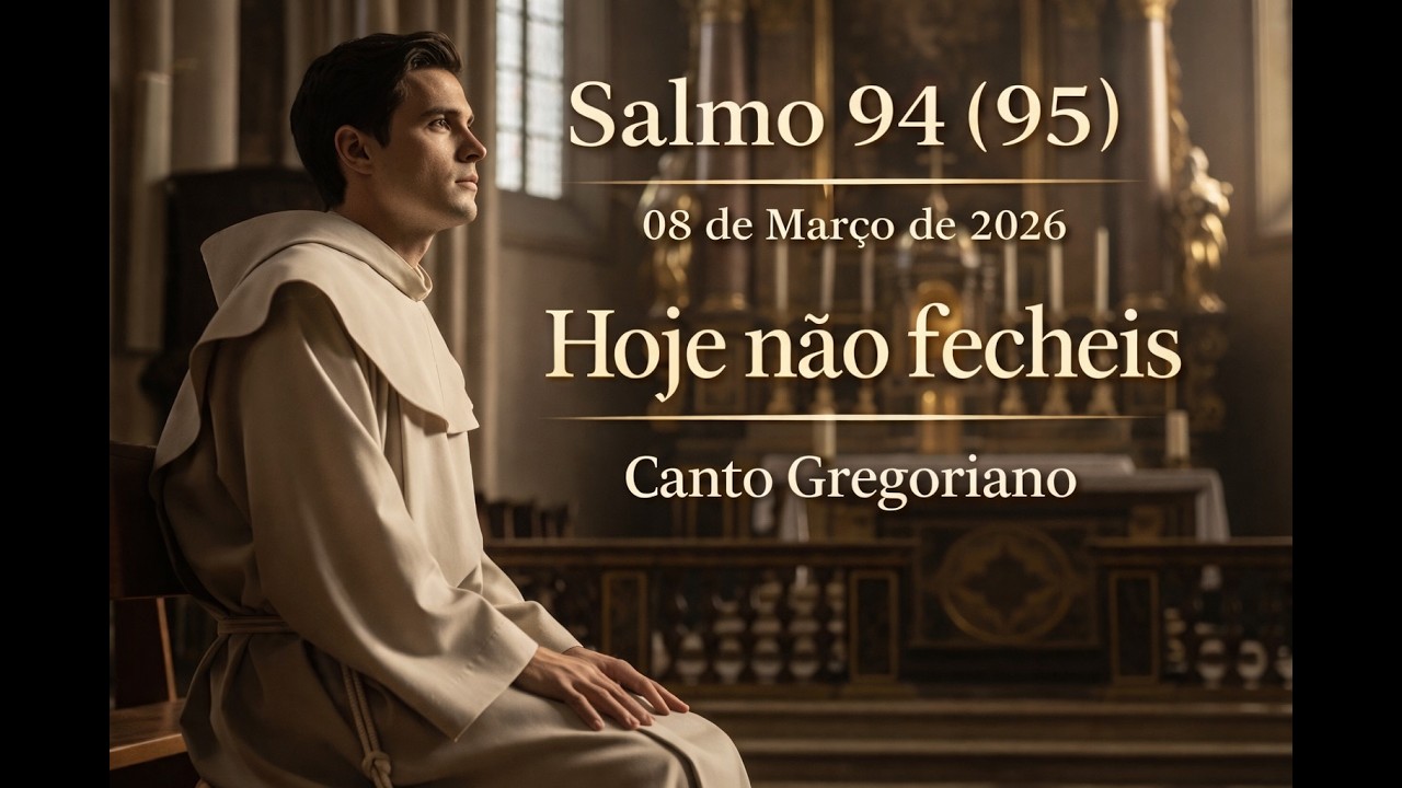 Salmo 94 (95) | 08/03/   26 | Hoje não fecheis | Canto Gregoriano