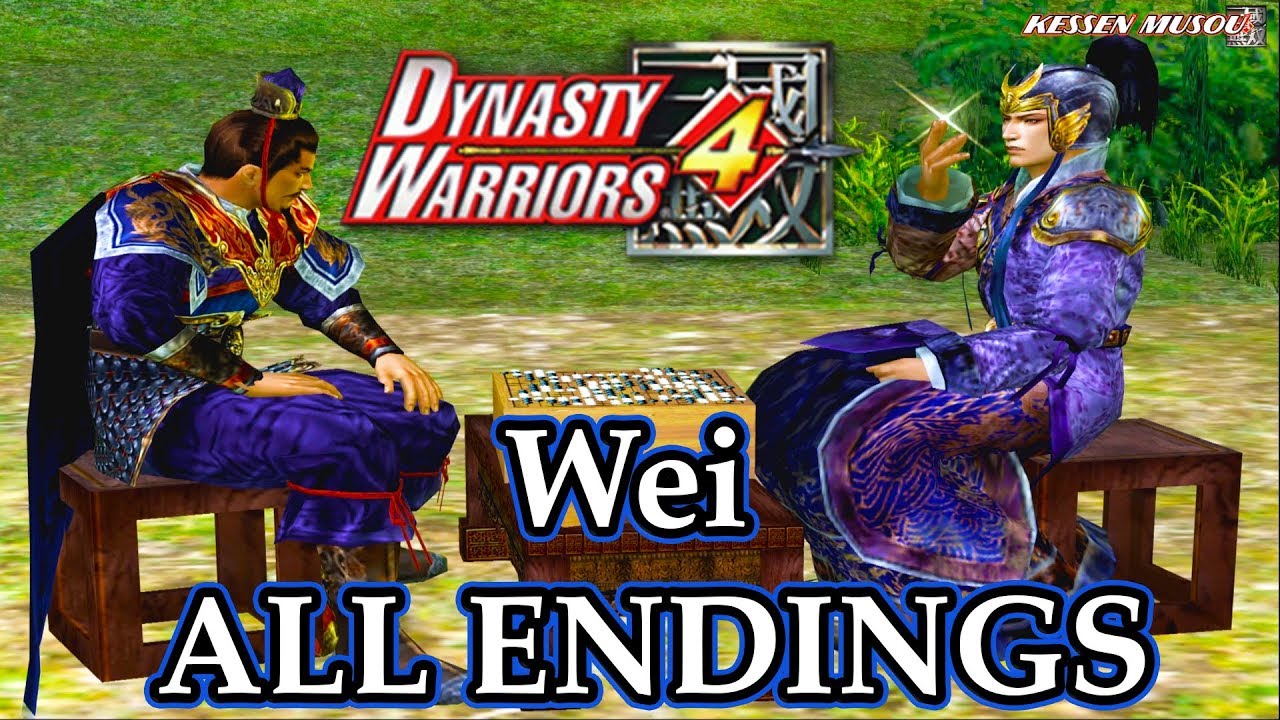 Dynasty Warriors 4 | Wei All Endings | (4K 60fps)
