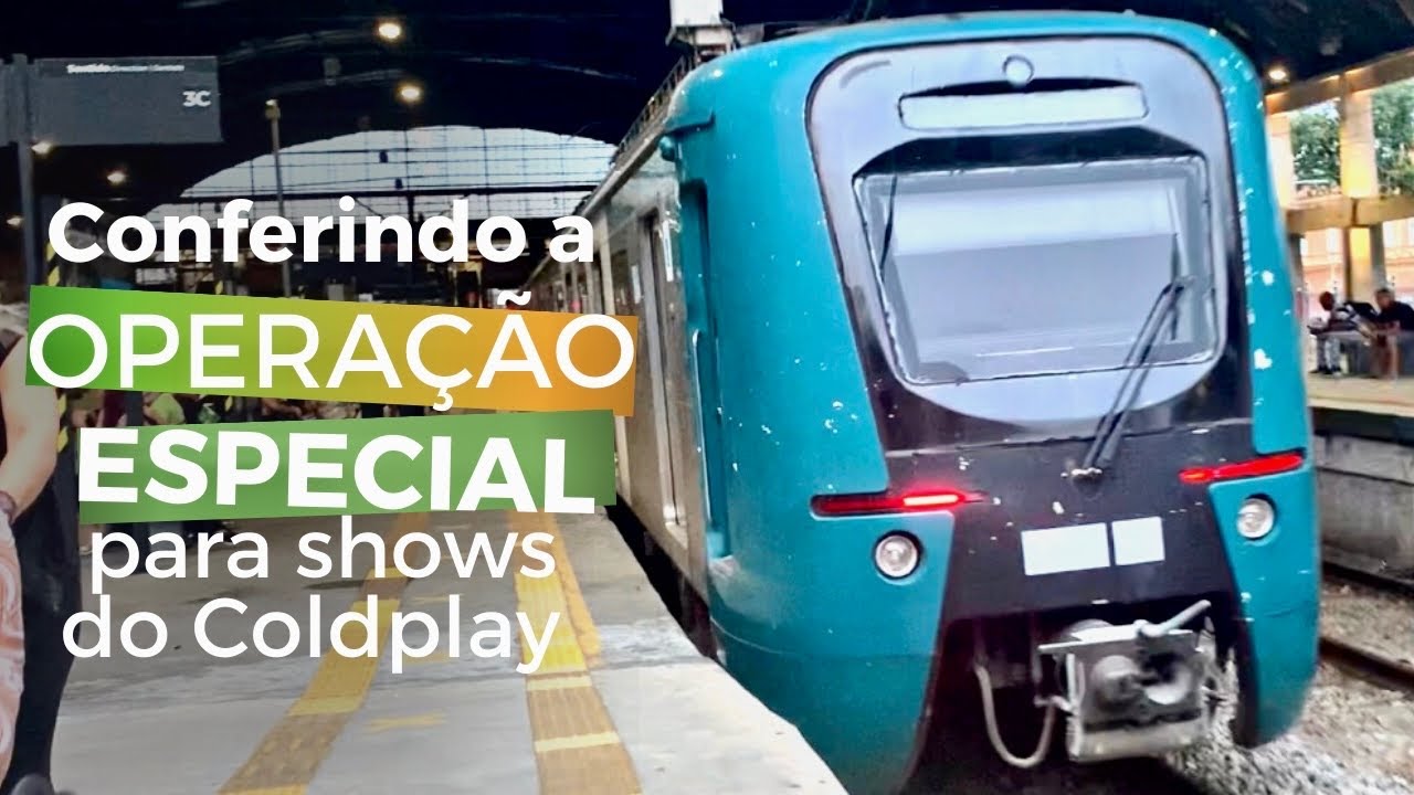 Supervia | Conferindo a operação especial para shows do Coldplay