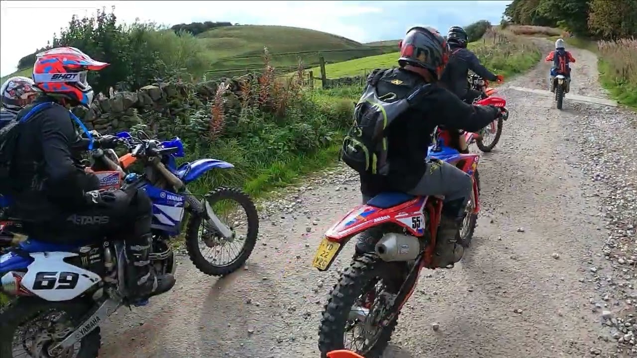 Peak district green Laning on enduro bikes