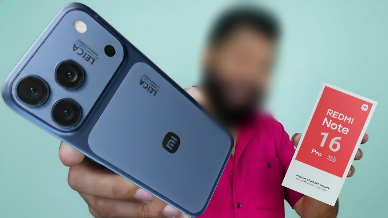 Redmi Note 16 Pro Unboxing, launch date & first look