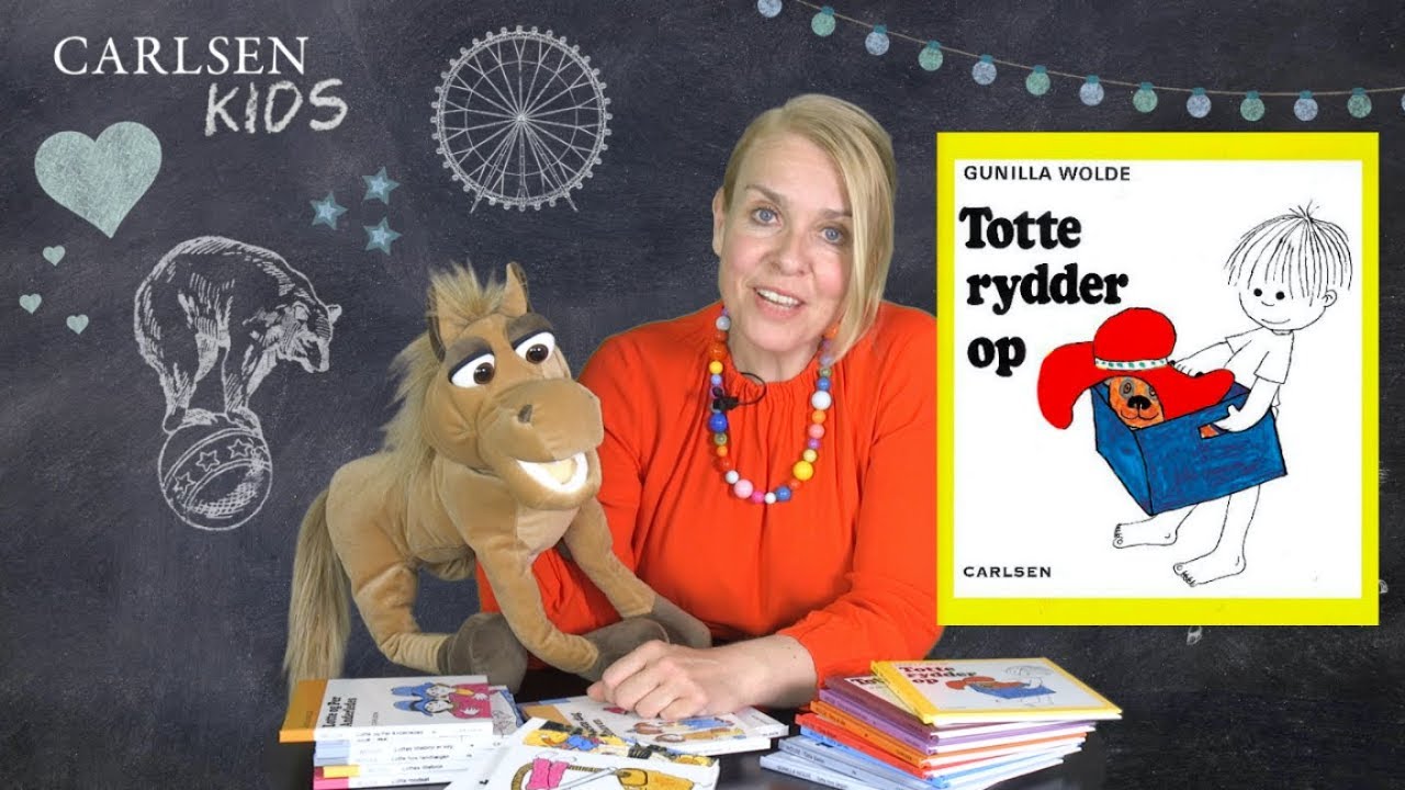 Totte rydder op | Af Gunilla Wolde | Carlsen Kids | Højtlæsning for børn
