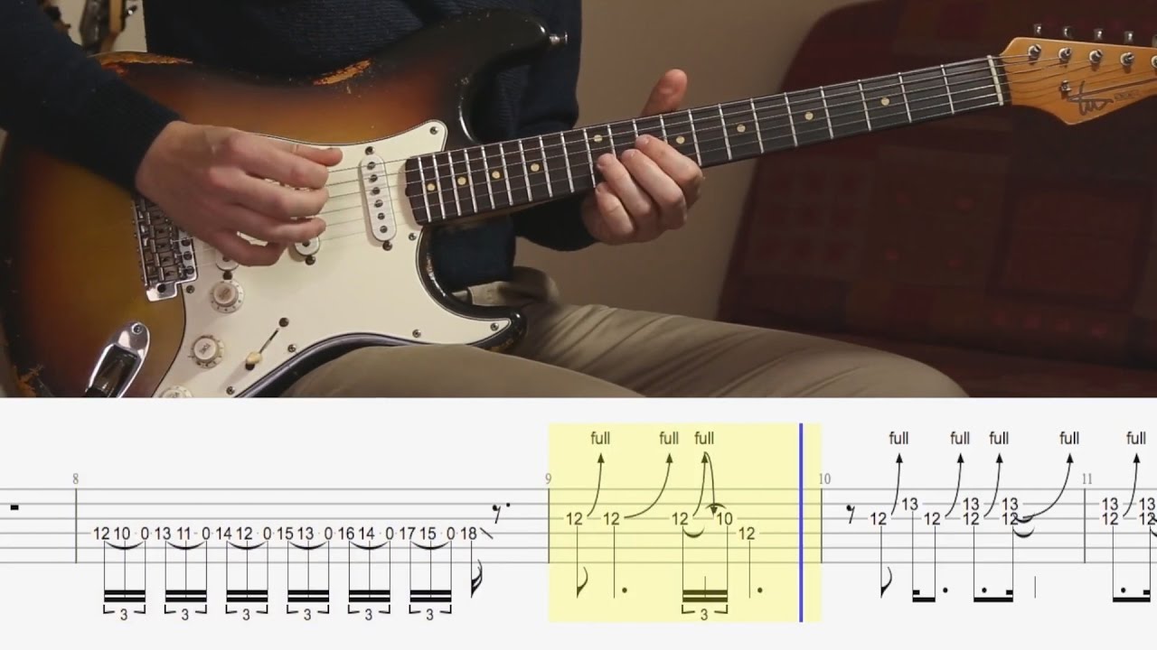 Rory Gallagher - Walk On Hot Coals (Irish tour version) -  (cover with solo tab)