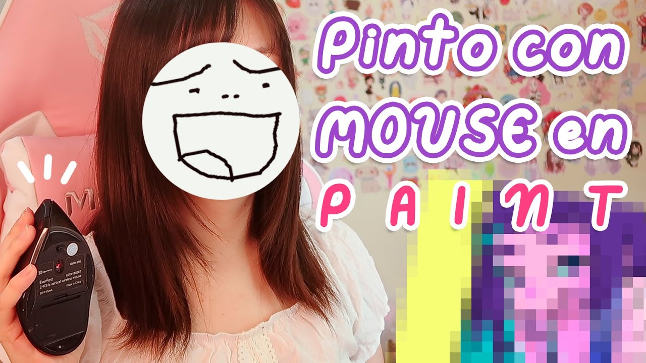 Hago un dibujo con MOUSE en PAINT ( / ･ั_･ั)/ NUNCA MÁS!