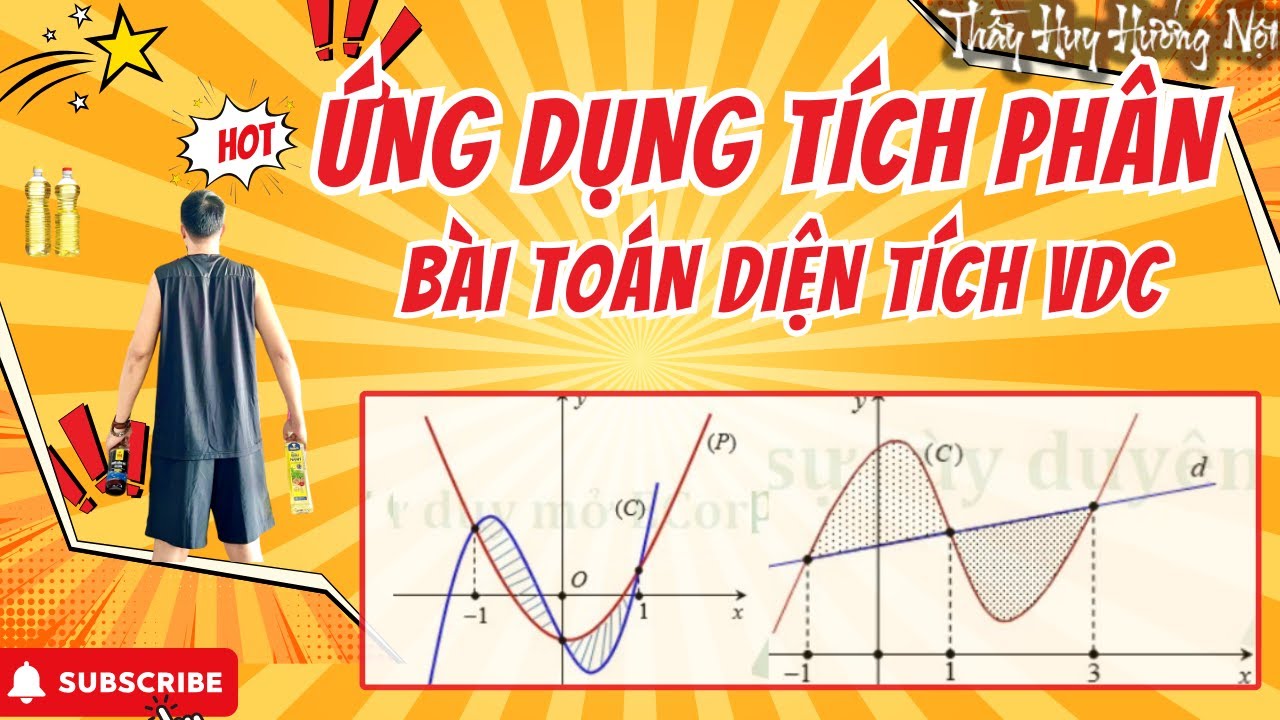 ỨNG DỤNG TÍCH PHÂN - BÀI TOÁN DIỆN TÍCH ĐƯỜNG CONG ĐẶC BIỆT VDC