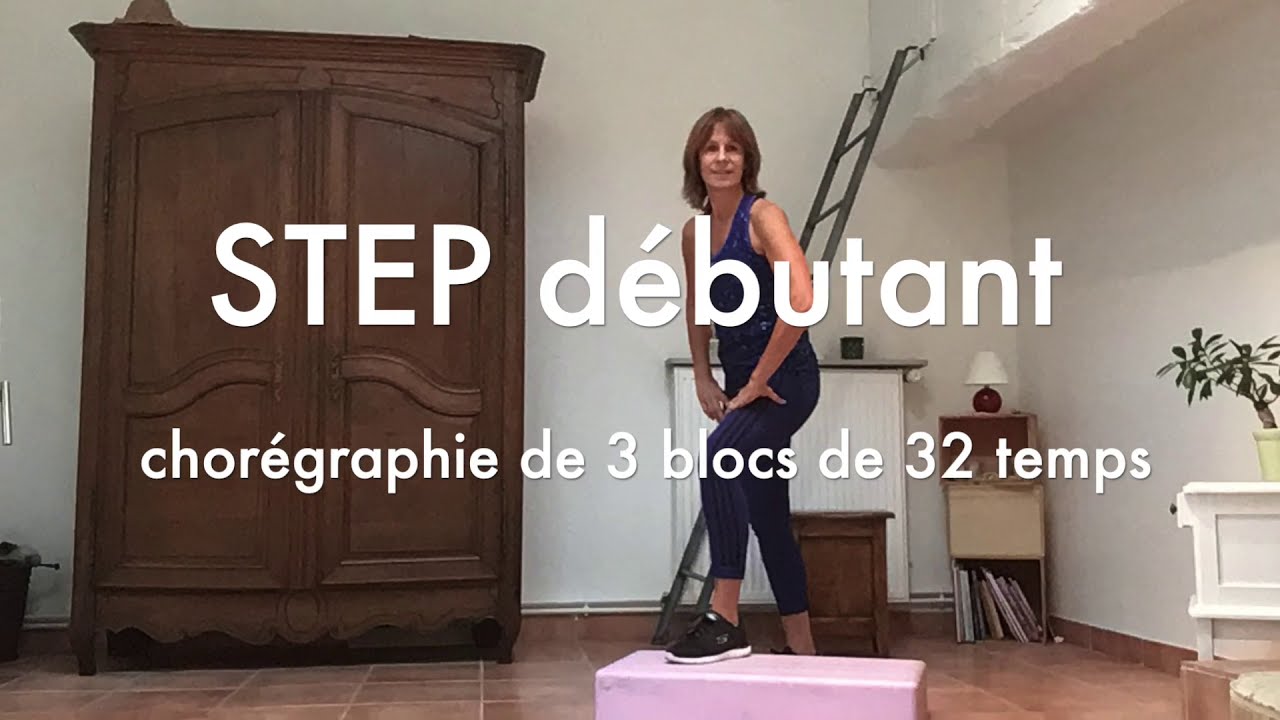 STEP débutant chorégraphie de 3 blocs