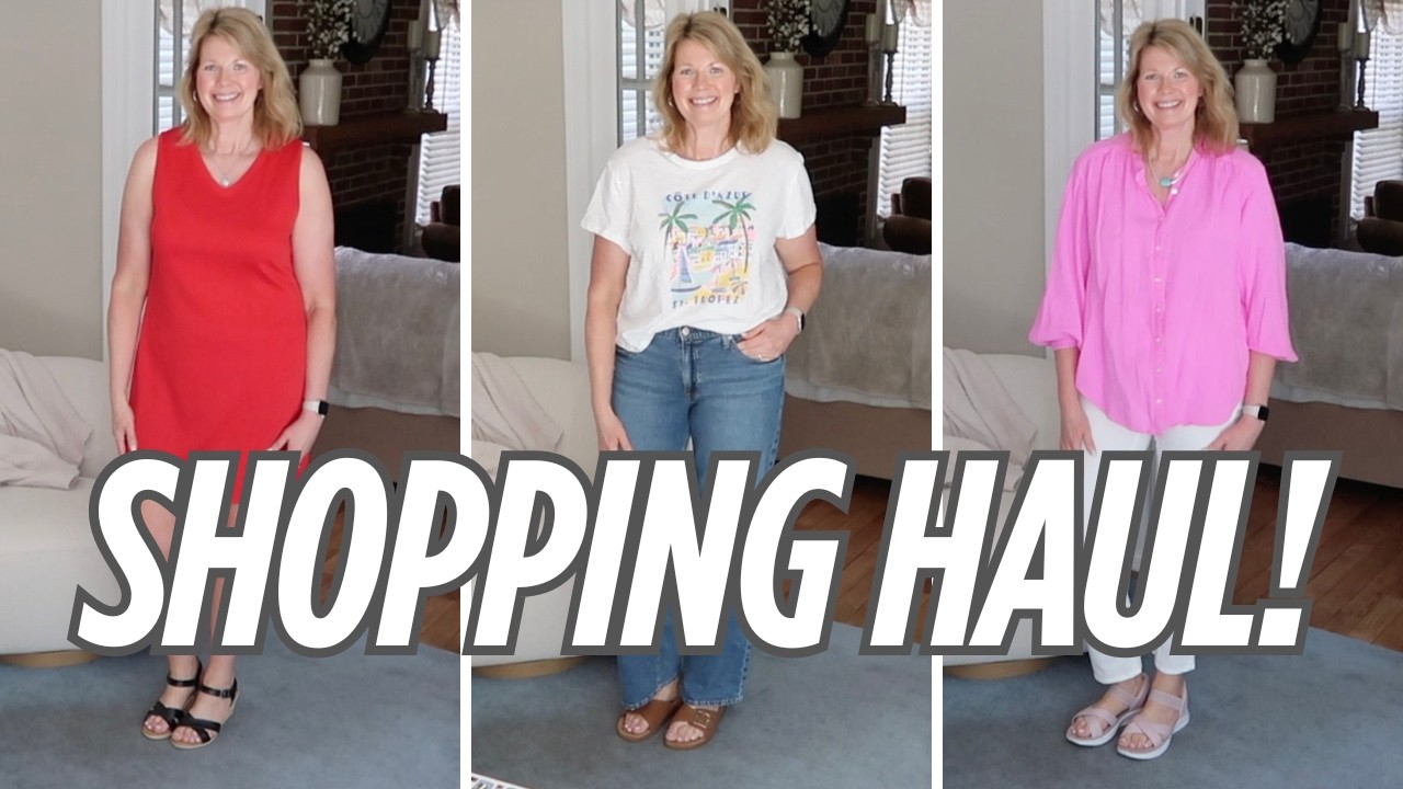 Affordable Summer Fashion Haul 2026 | Gap, Lands&rsquo; End, Halara, TOMS & More | For Over 50