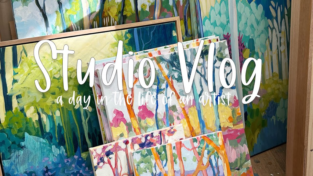 Studio Vlog - a day in my studio