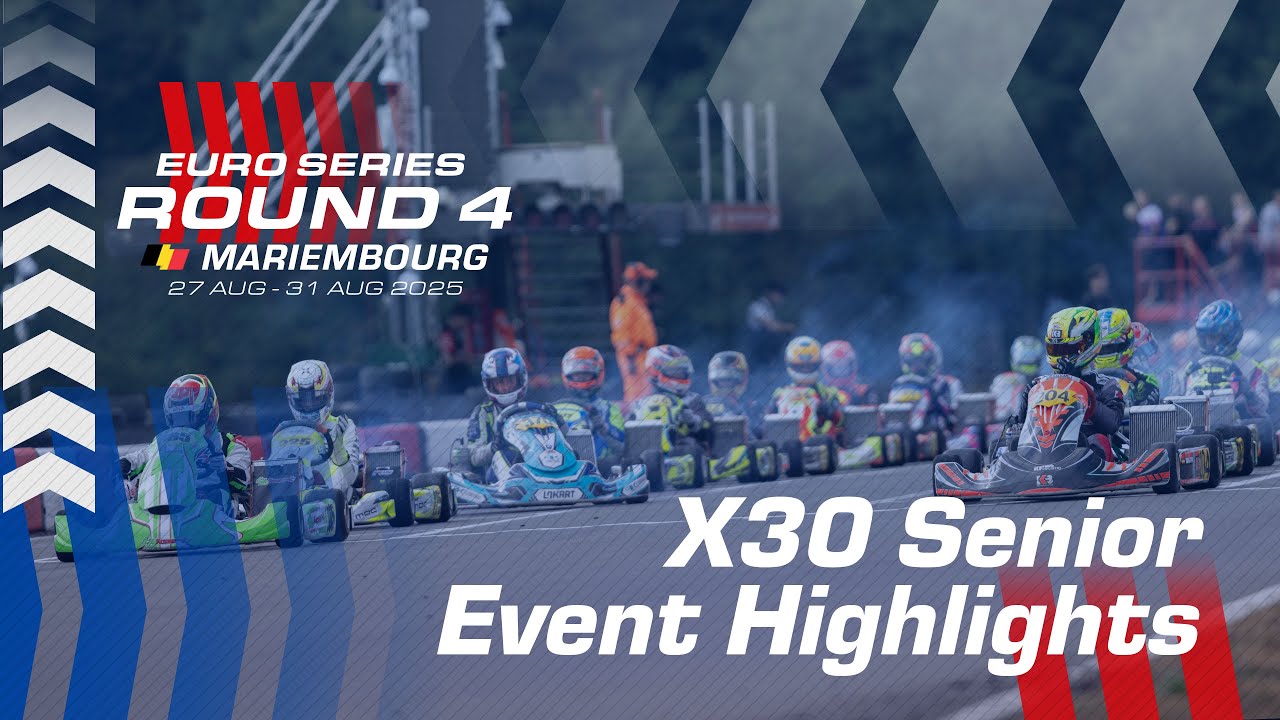X30 Senior Highlights | Round 4, Mariembourg, Belgium | IAME Euro Series 2025