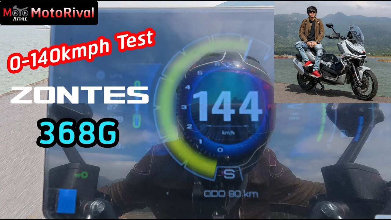 Zontes 368G Test 0-140kmph+ Accerelation