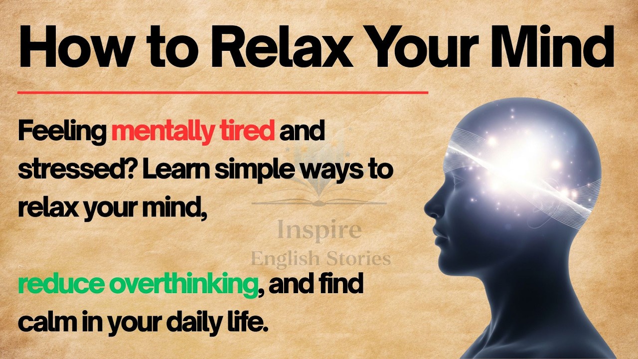 How to Relax Your Mind and Reduce Stress | Graded Reader | Improve Your English