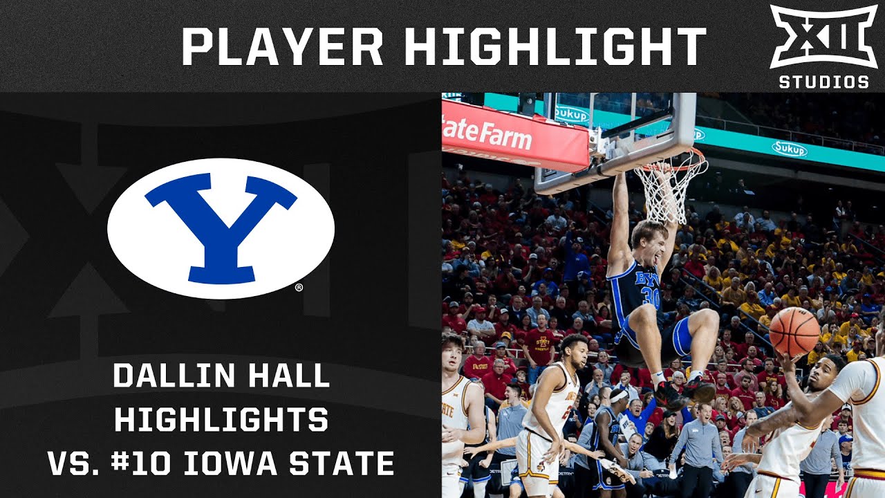 Dallin Hall Delivers a CLUTCH Performance vs. #10 Iowa State