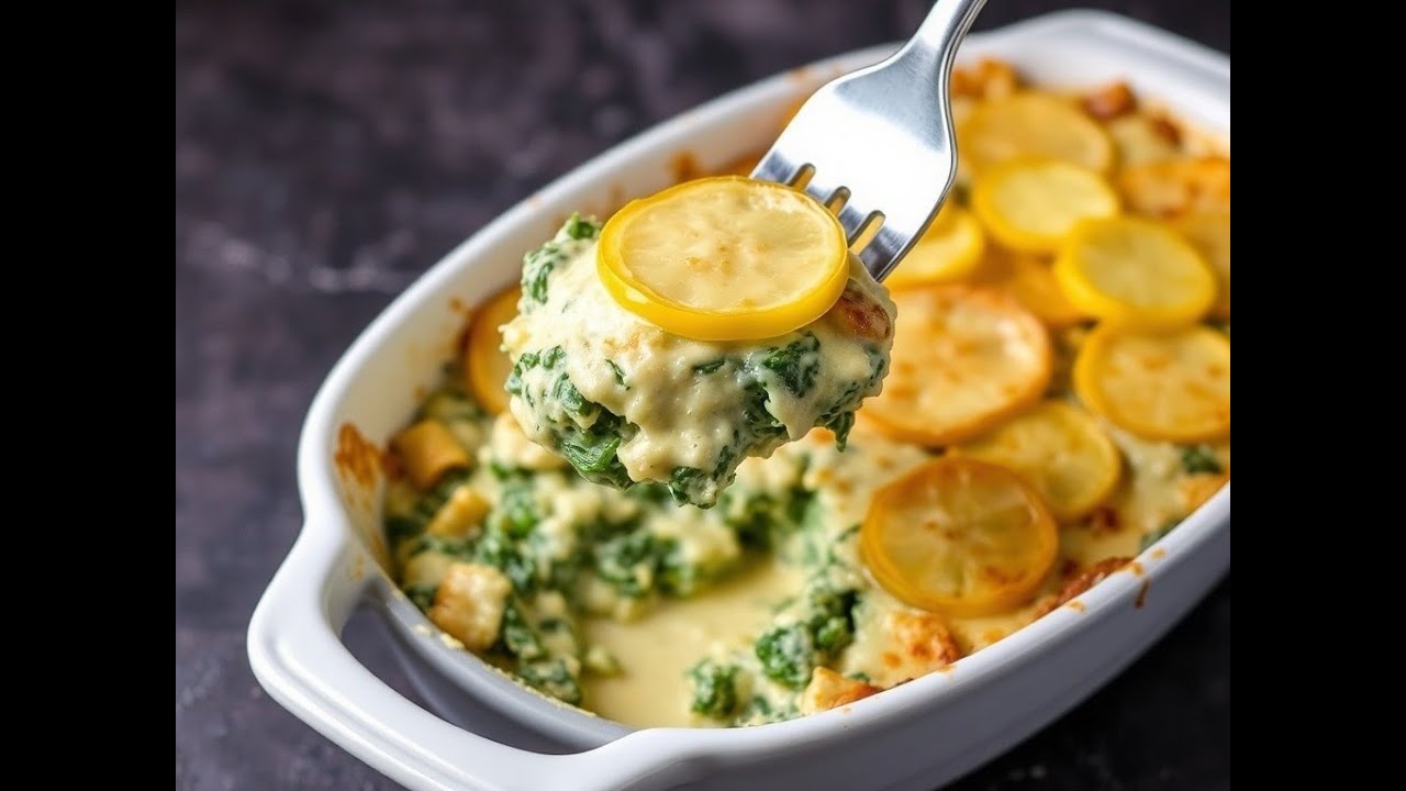My Family Goes CRAZY for These Creamy Spinach Potatoes (Grandma's Recipe)🥔