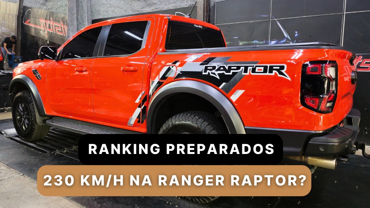 RANGER RAPTOR sem limitador de máxima, com mais torque e potência. O que a Pitstop fez com a picape