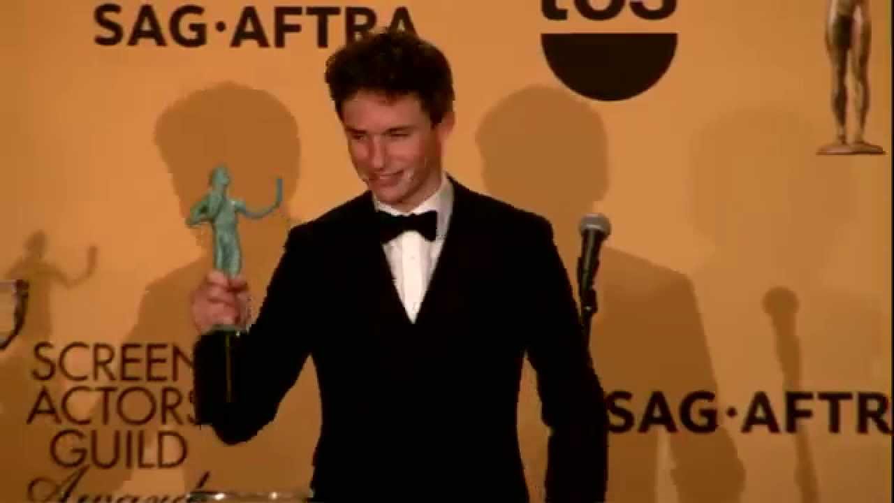 SAG Awards 2015: Eddie Redmayne Backstage Interview | ScreenSlam