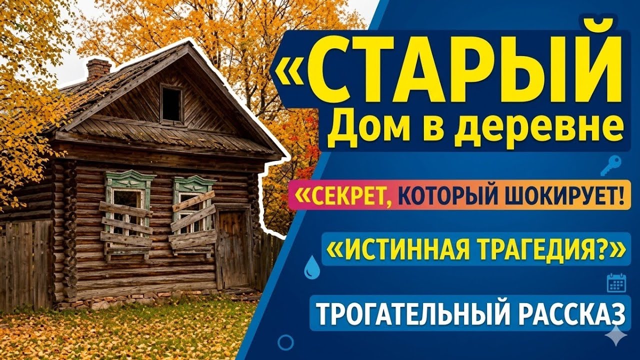 «СТАРЫЙ ДОМ В ДЕРЕВНЕ». Очень трогательная история... Рассказ, который вы запомните. Аудиорассказ