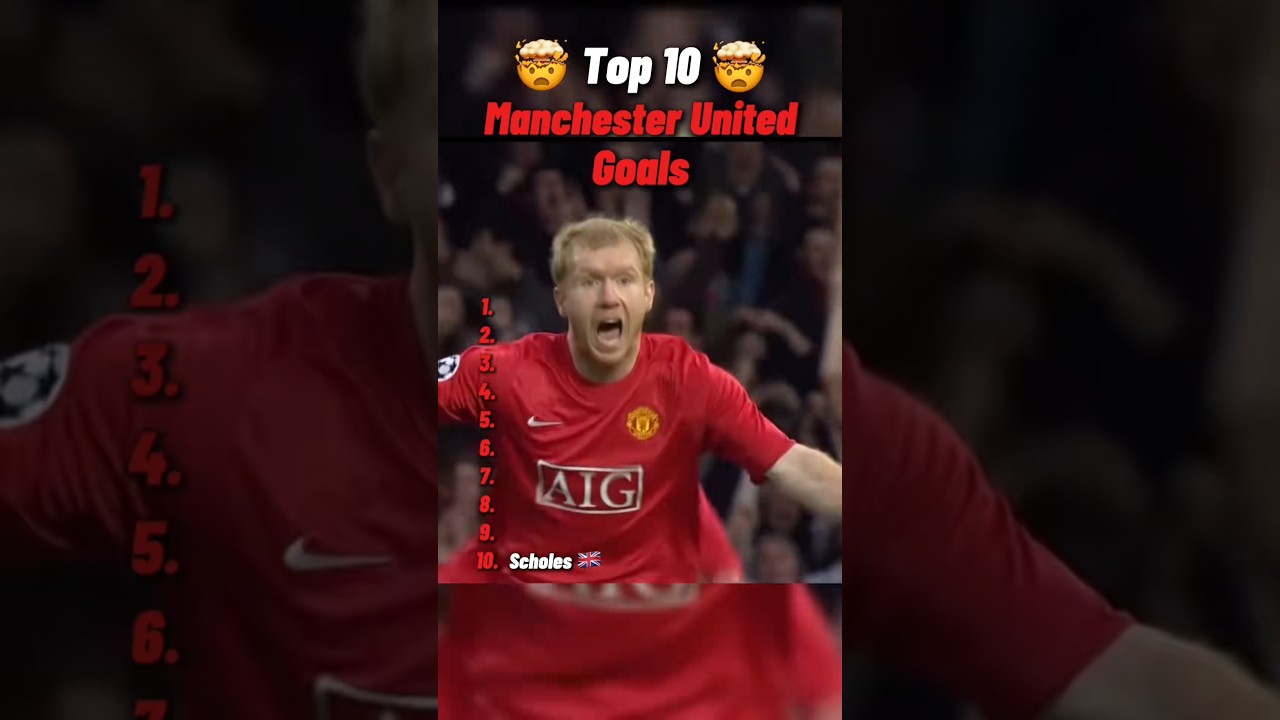 Manchester united top 10 goals ever!🔥 #manchesterunited #top10 #foryou