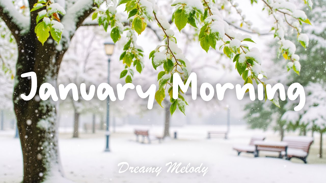 1월 아침 감성 — 마음을 포근하게 감싸는 힐링 피아노 연주 - January Morning | DREAMY MELODY