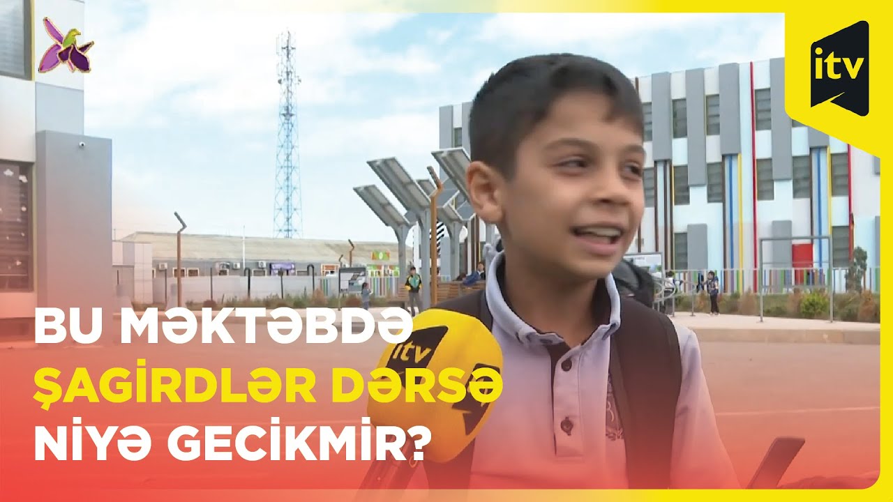 Bu məktəbdə şagirdlər dərsə gecikmirlər