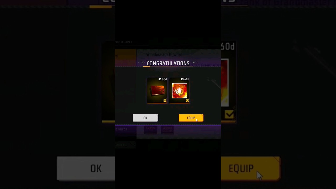 I Got A GrandMaster Avatar & Banner 🔥 #freefire #freefireshorts