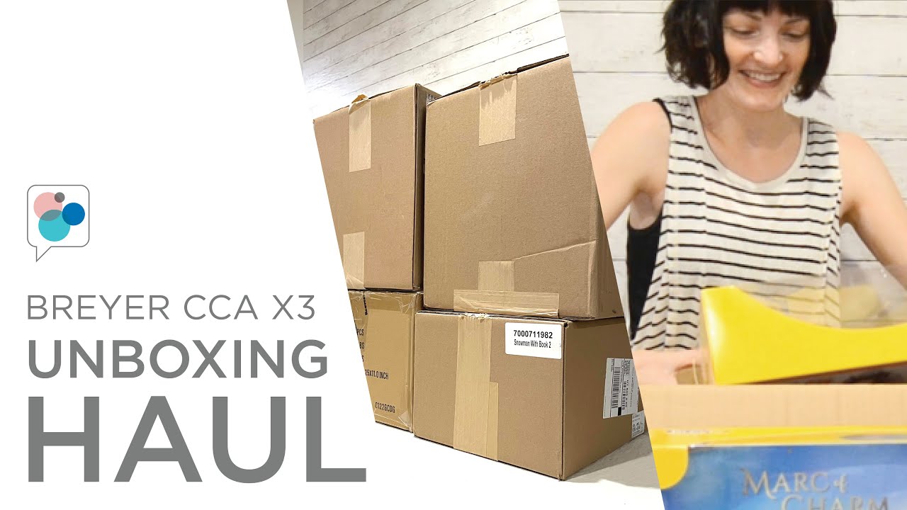 What's in a Breyer CCA Box? | Unboxing THREE Free Collector Club Surprise Glossies