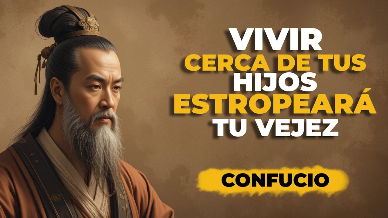 Vivir cerca de tus hijos en la vejez es el mayor error; te arrepentirás. - Confucio