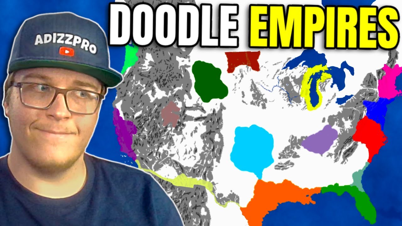 Я создал потрясающую новую карту США в Doodle Empires!