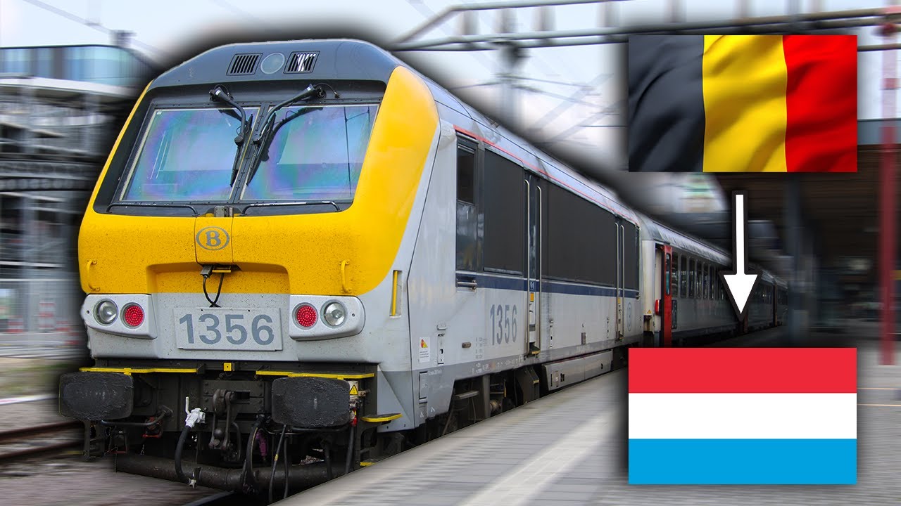 Met de TREIN Antwerpen - Brussel - Luxemburg !!!