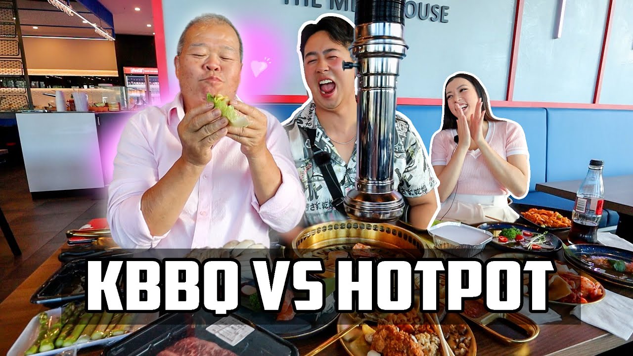 My Dad Tries KBBQ for the First Time EVER!