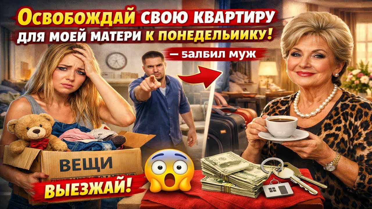 «ОСВОБОЖДАЙ СВОЮ КВАРТИРУ ДЛЯ МОЕЙ МАТЕРИ К ПОНЕДЕЛЬНИКУ!» — ЗАЯВИЛ МУЖ