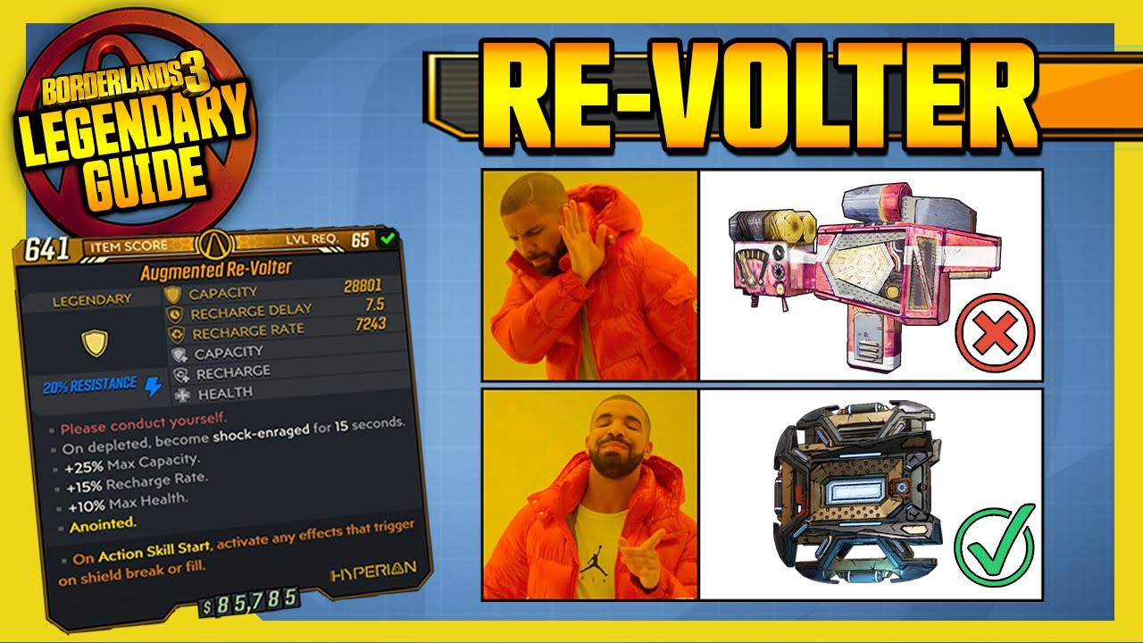 Borderlands 3 | RE-VOLTER - The Bee Shield of Borderlands 3 | DLC 6 Legendary Item Guide