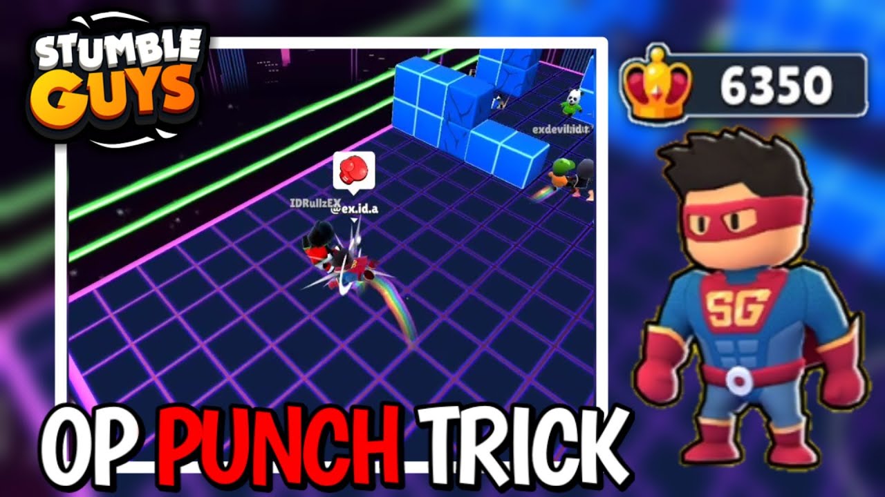 OP PUNCH Trick Block Dash🥊🔥 | Выигрыш 6350 CROWN | Stumble Guys