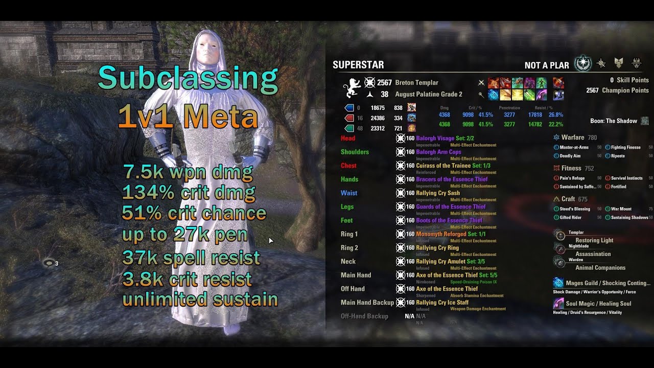 Subclassing 1v1 META build | u46 Worm Cult