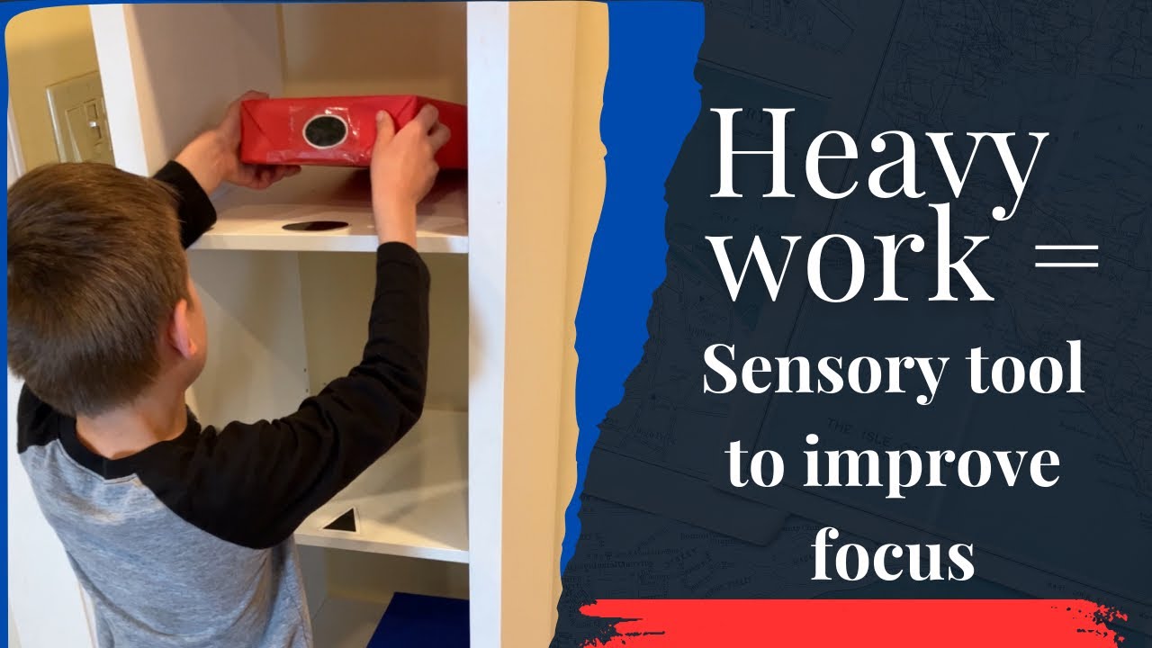 Try this Sensory Activity to Calm Kids | OT Proprioceptive Heavy Work for Home, School, or Clinic