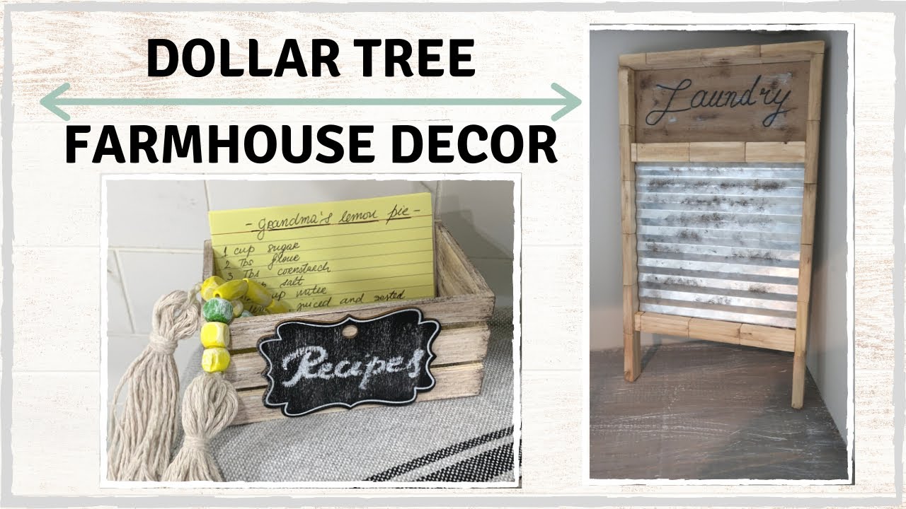 DIY FARMHOUSE DECOR // Summer Dollar Tree DIY // Farmhouse Decor // BlondieNextDoor
