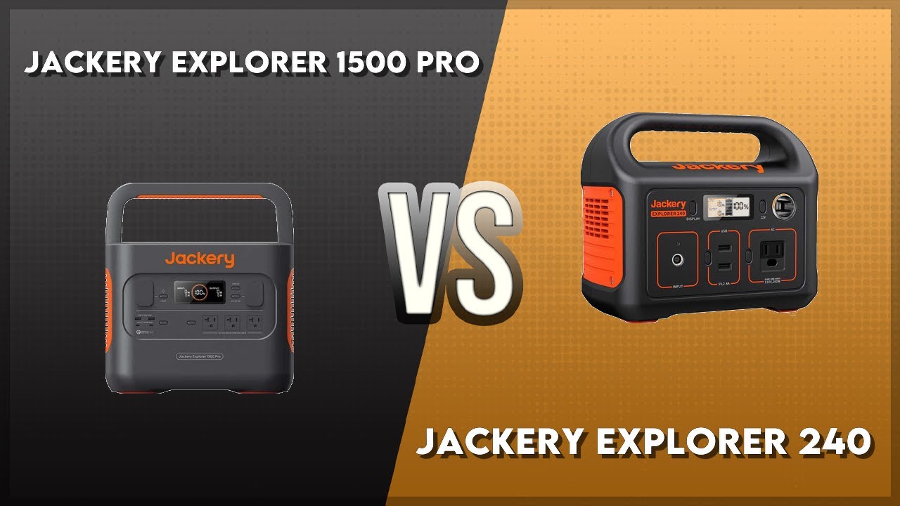 Jackery Explorer 1500 Pro vs Jackery Explorer 240 Technical Comparison