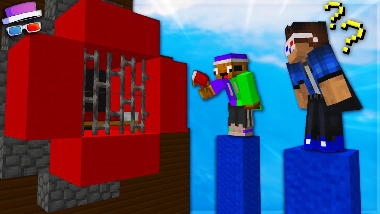 Hiding Beds in IRON BARS in Bedwars