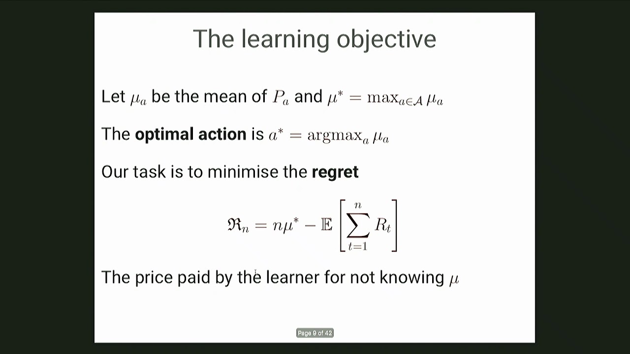 Bandit Algorithms - 1