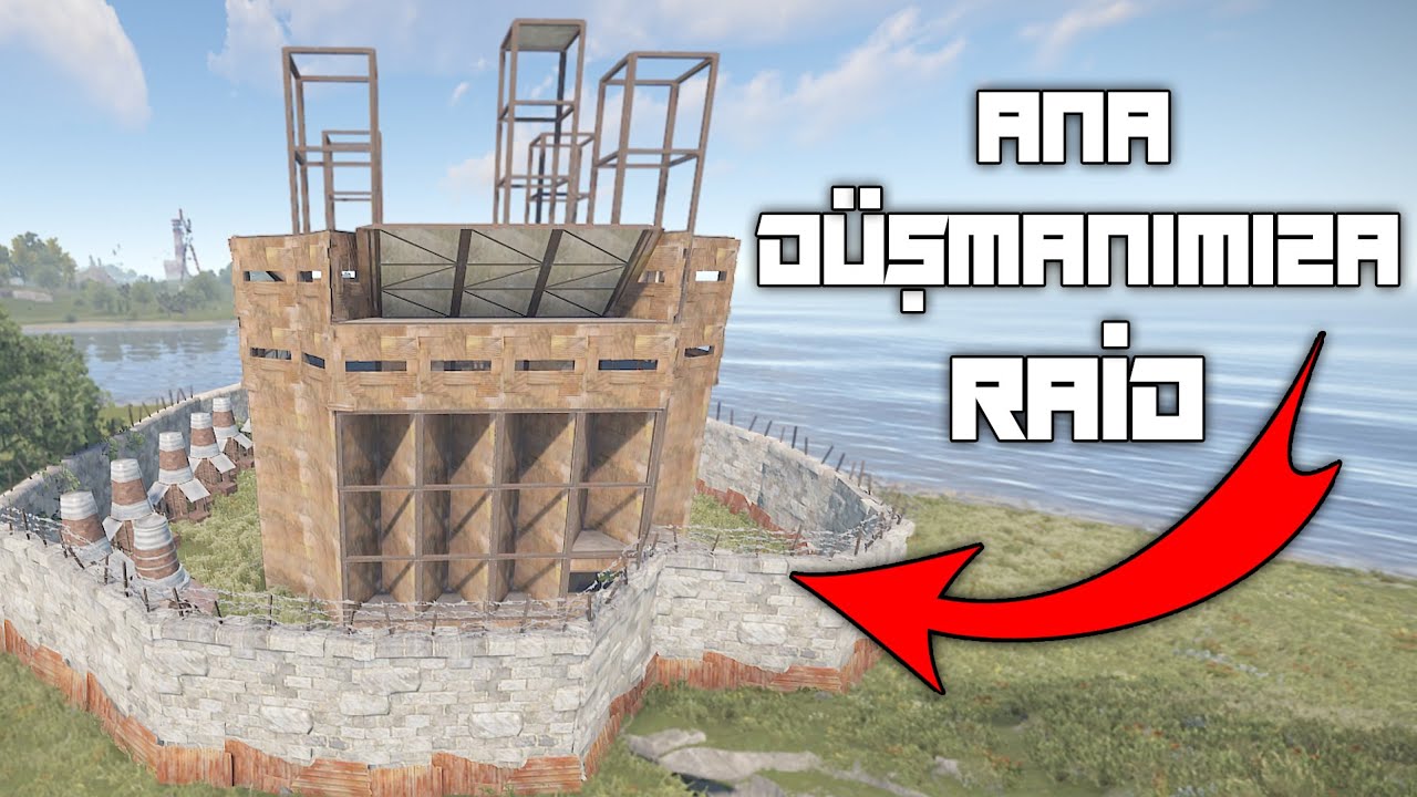 Ana D&uuml;şmanlarımıza Raid Attık SJ! - Rust T&uuml;rk&ccedil;e