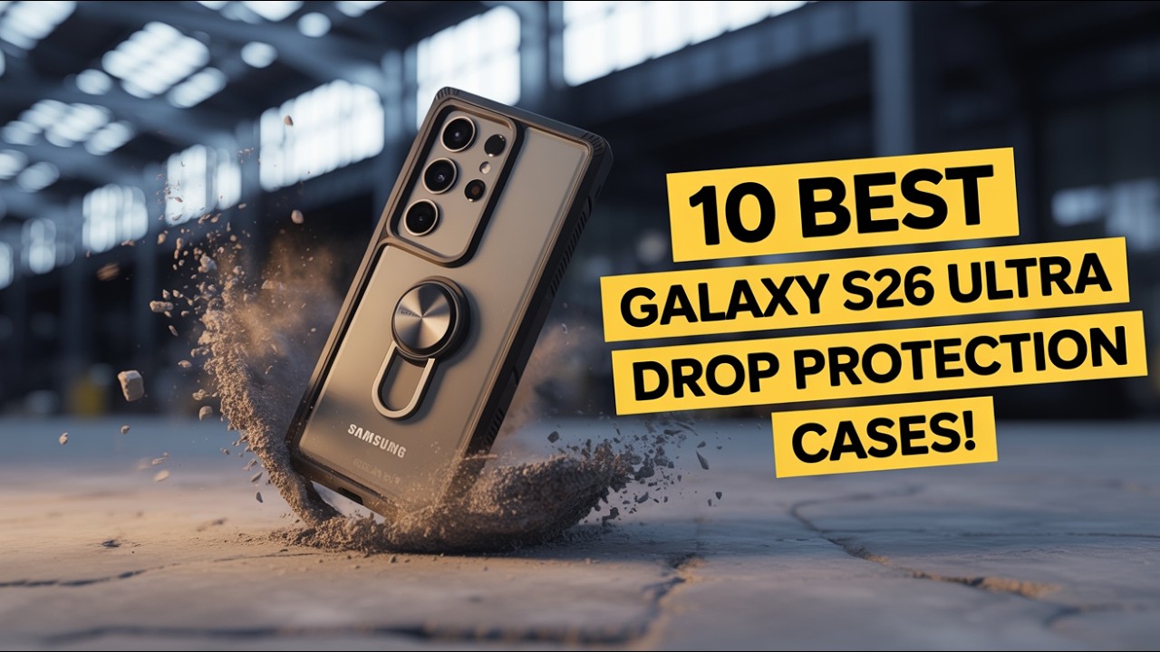 ТОП-10 лучших чехлов для защиты от падений SAMSUNG GALAXY S26 ULTRA DROP Protection 2026 года