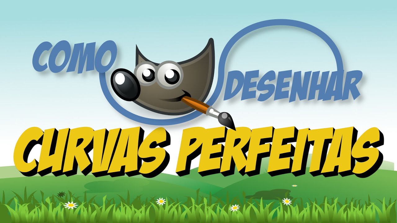 Gimp - Como Desenhar Curvas PERFEITAS!