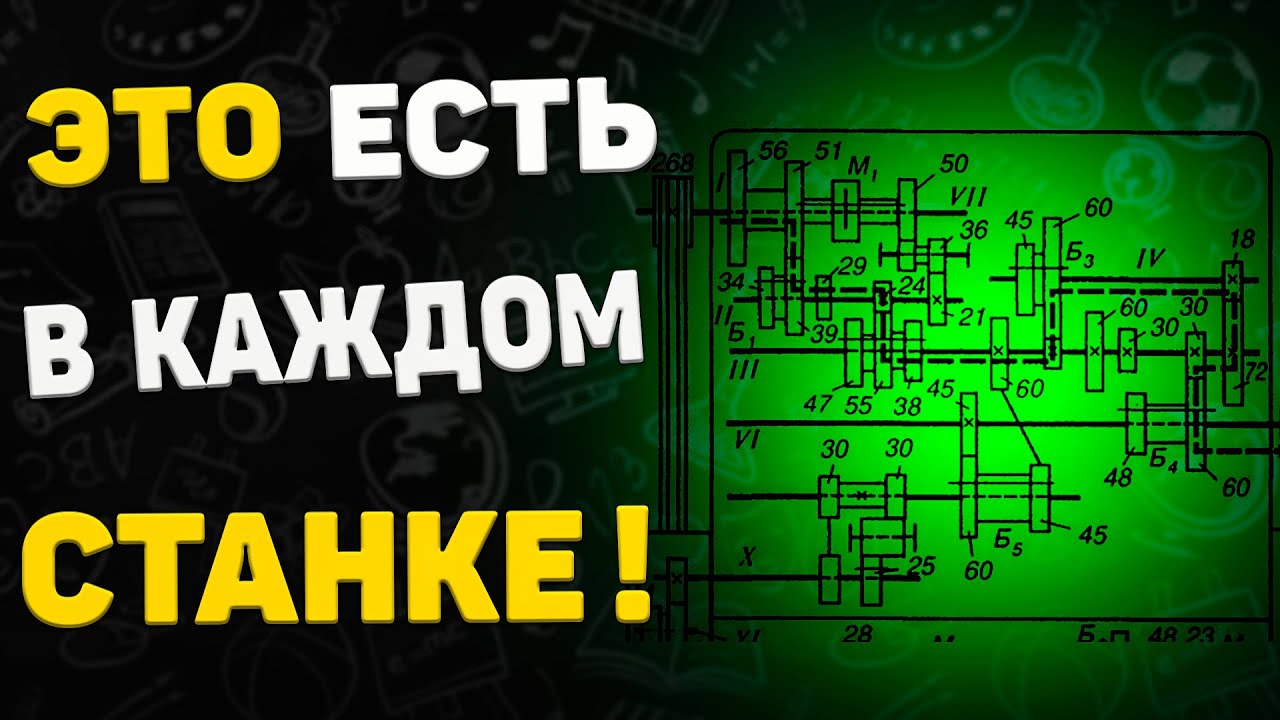 Что такое КИНЕМАТИЧЕСКАЯ СХЕМА станка?