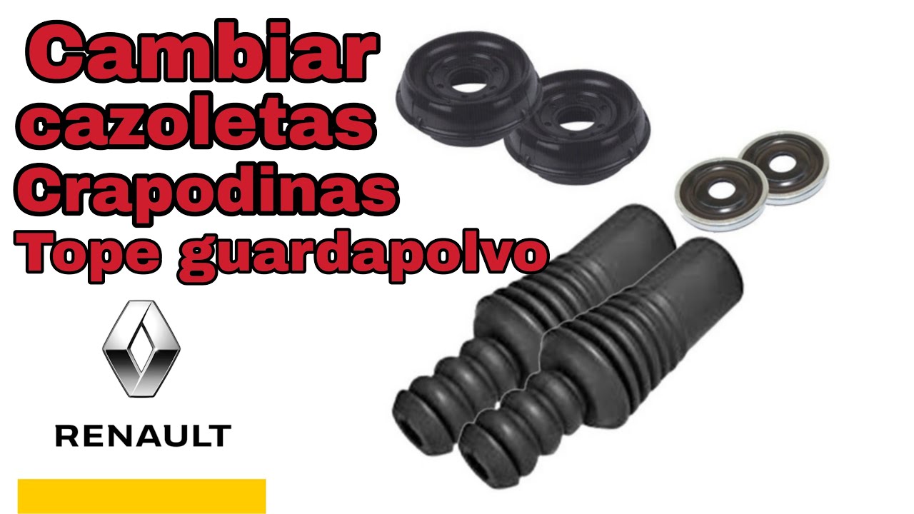 🔧🔧Cambio de Cazoletas Crapodinas y tope guardapolvo Renault🔧🔧