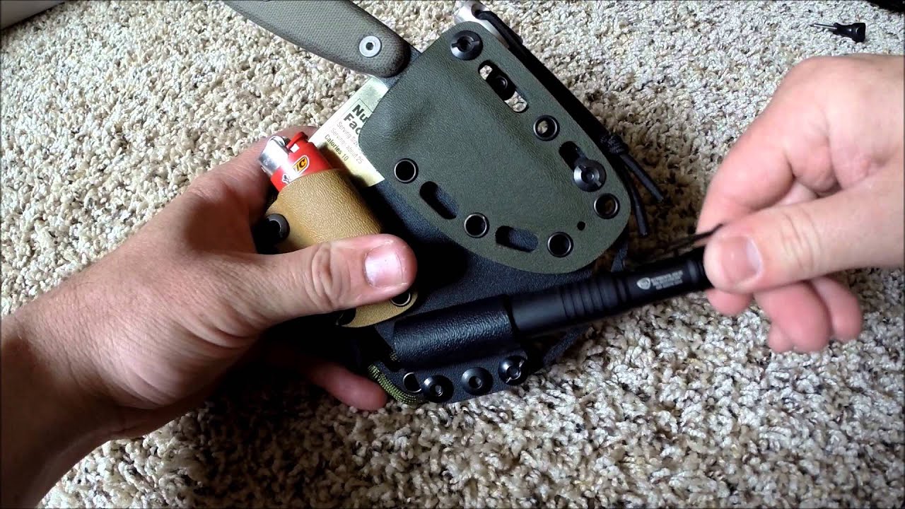 Altoids Survival Sheath - Kydex and add-ons