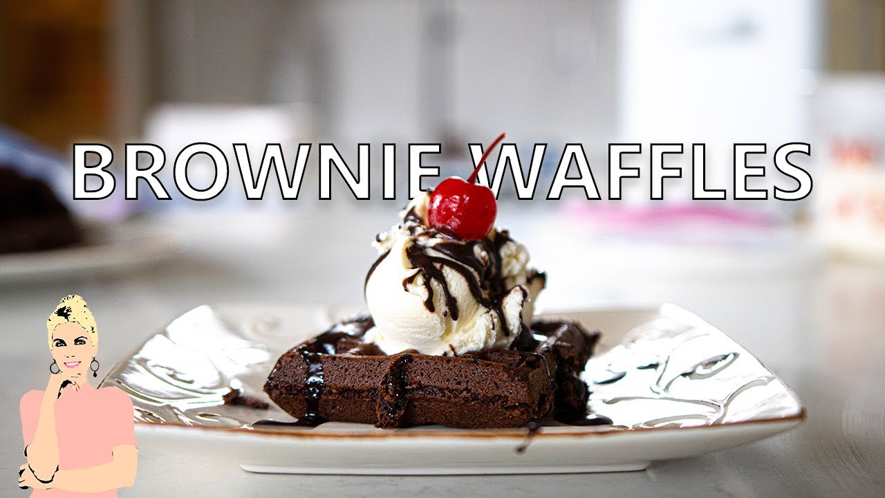 5-Minute Brownie Waffles Recipe