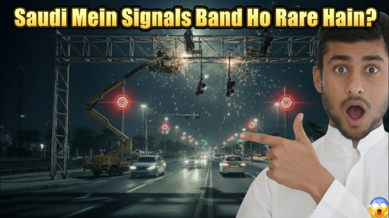 Trefic signal kiyun band hogaye saudi mai 🇸🇦 vlog 107 